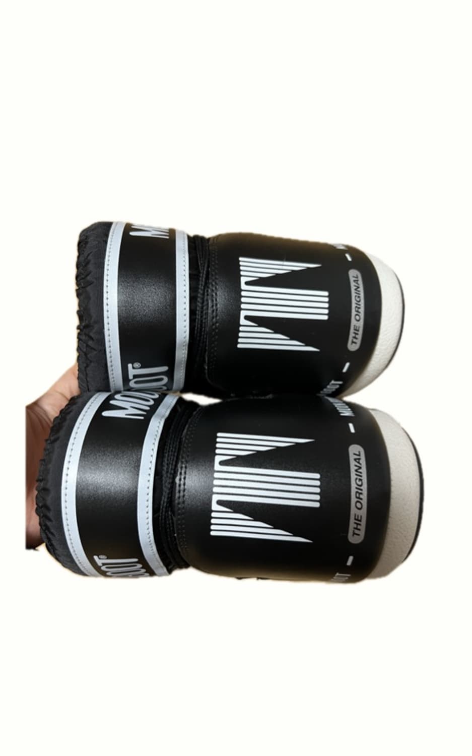 문부츠 아이콘 로우 나일론 부츠 블랙 상품이미지5