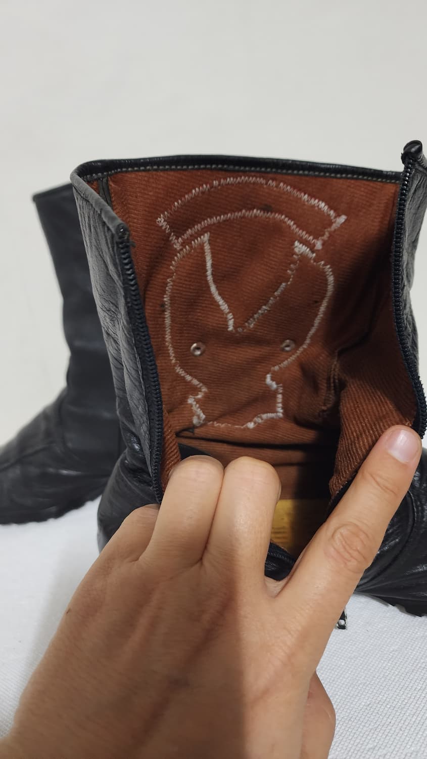 빈티지 바이크 가죽 부츠 상품이미지8