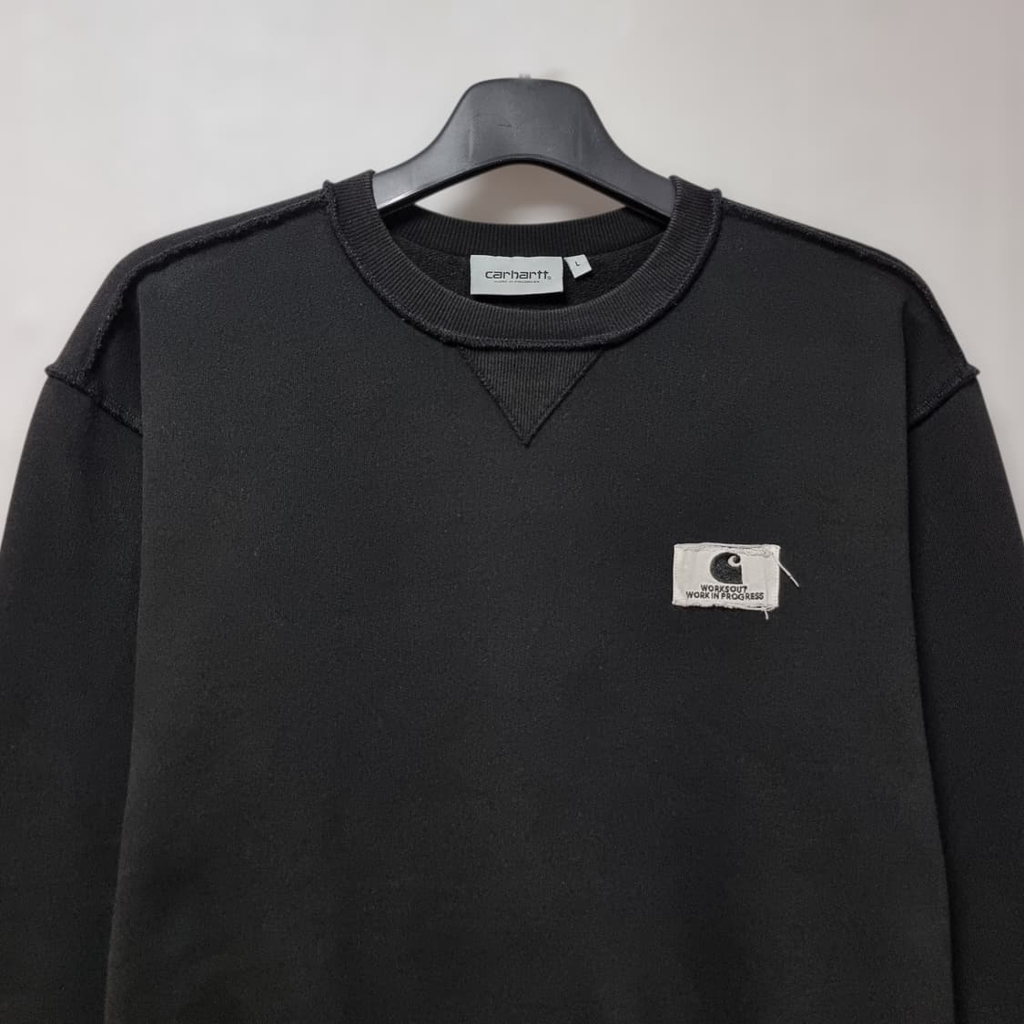 칼하트WIP 웍스아웃 10주년 콜라보 기모 맨투맨 100 상품이미지3