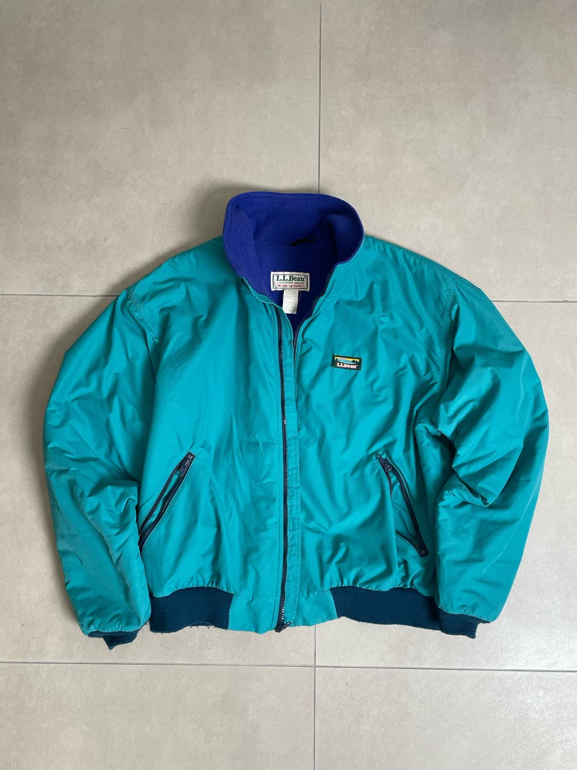 엘엘빈 웜업자켓 xl  made usa 상품이미지1