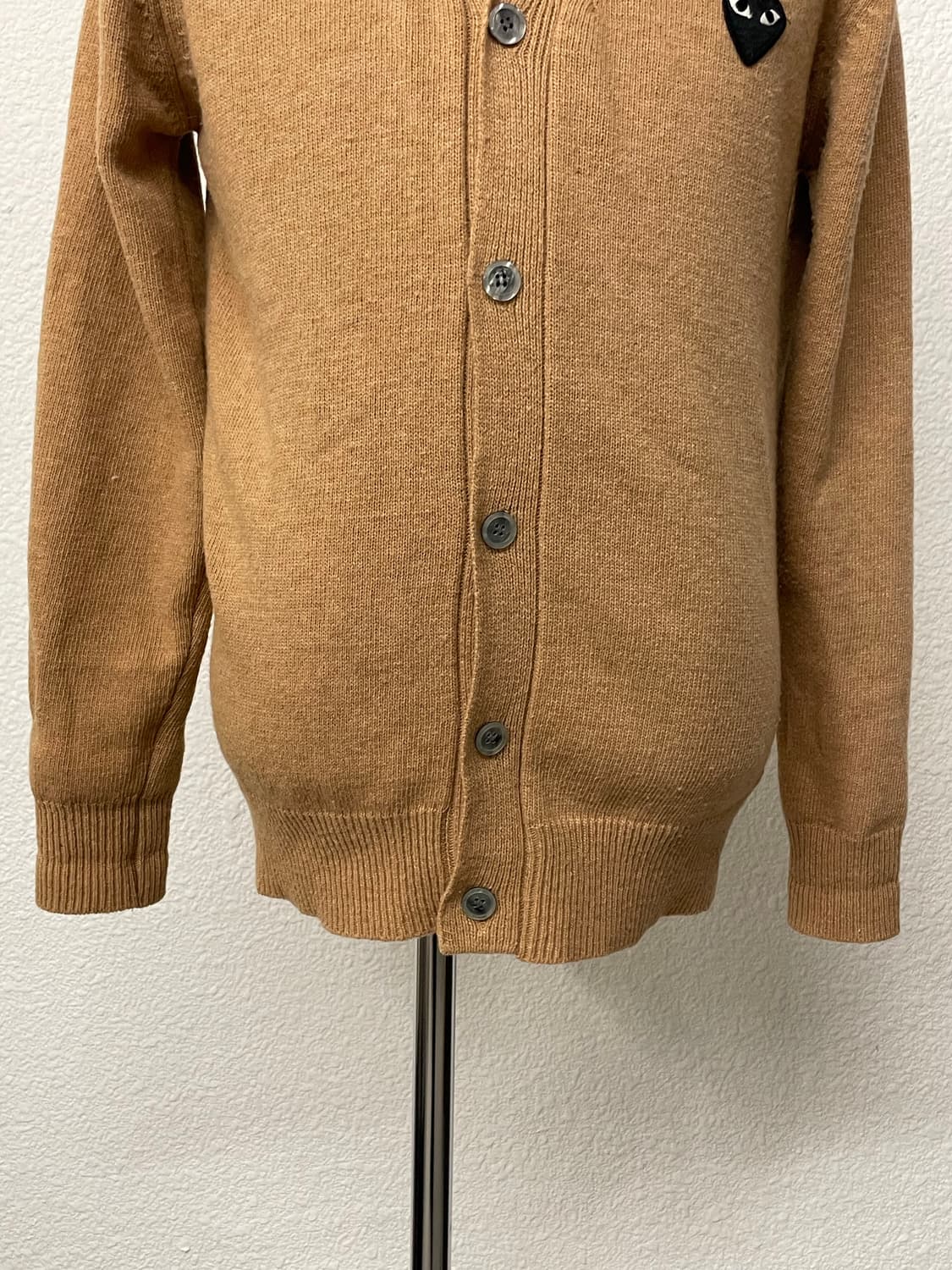 꼼데가르송 베이지 가디건 Large 상품이미지5