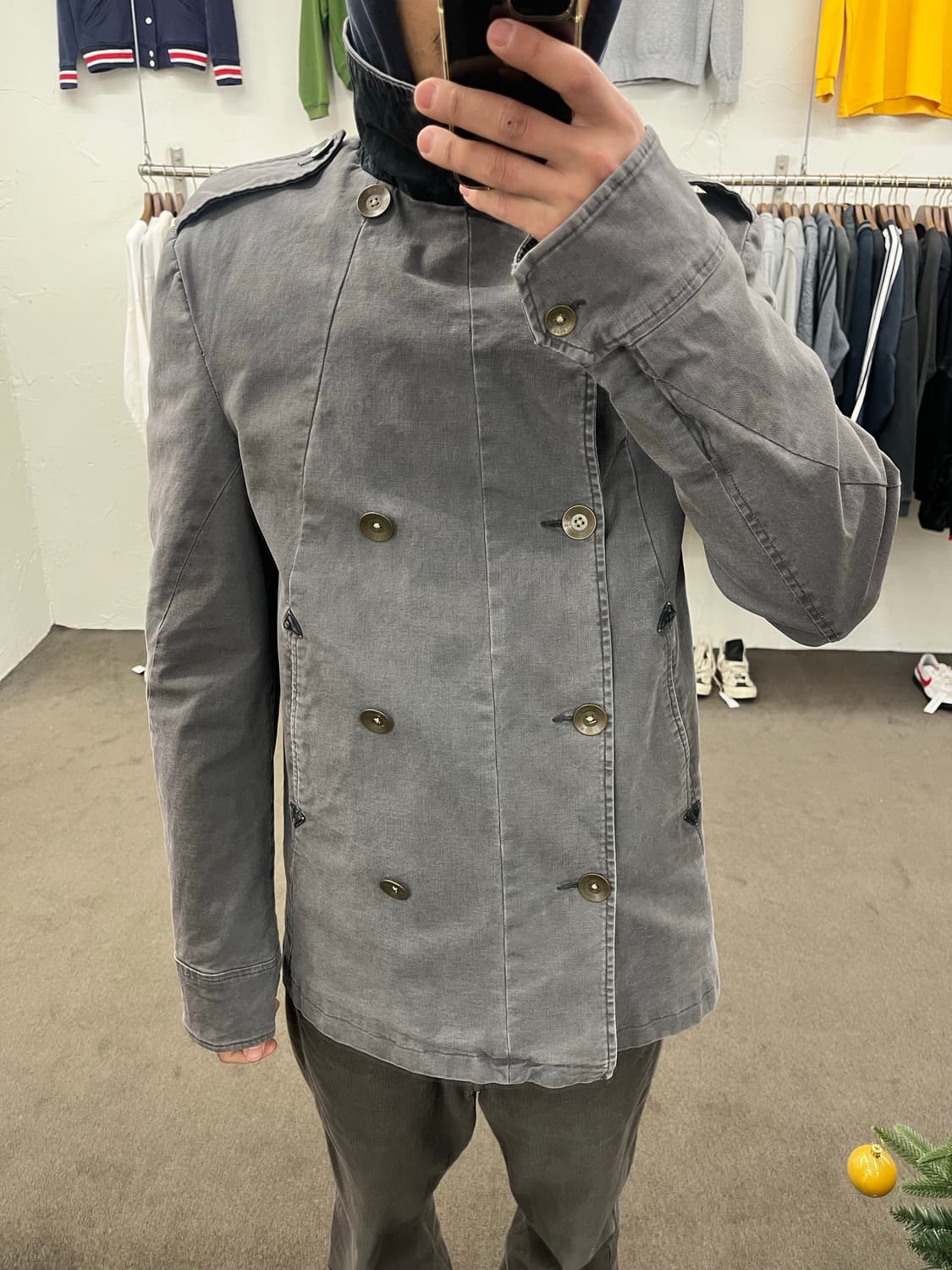 코튼 피코트 made in USA 상품이미지10