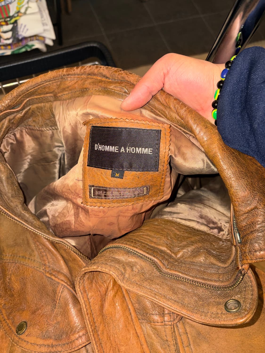 90’s D’ Homme A homme lambskin jacket 상품이미지9