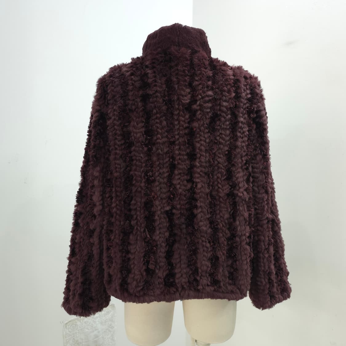 리얼 래빗퍼 리버시블 양면 퍼 자켓 상품이미지4