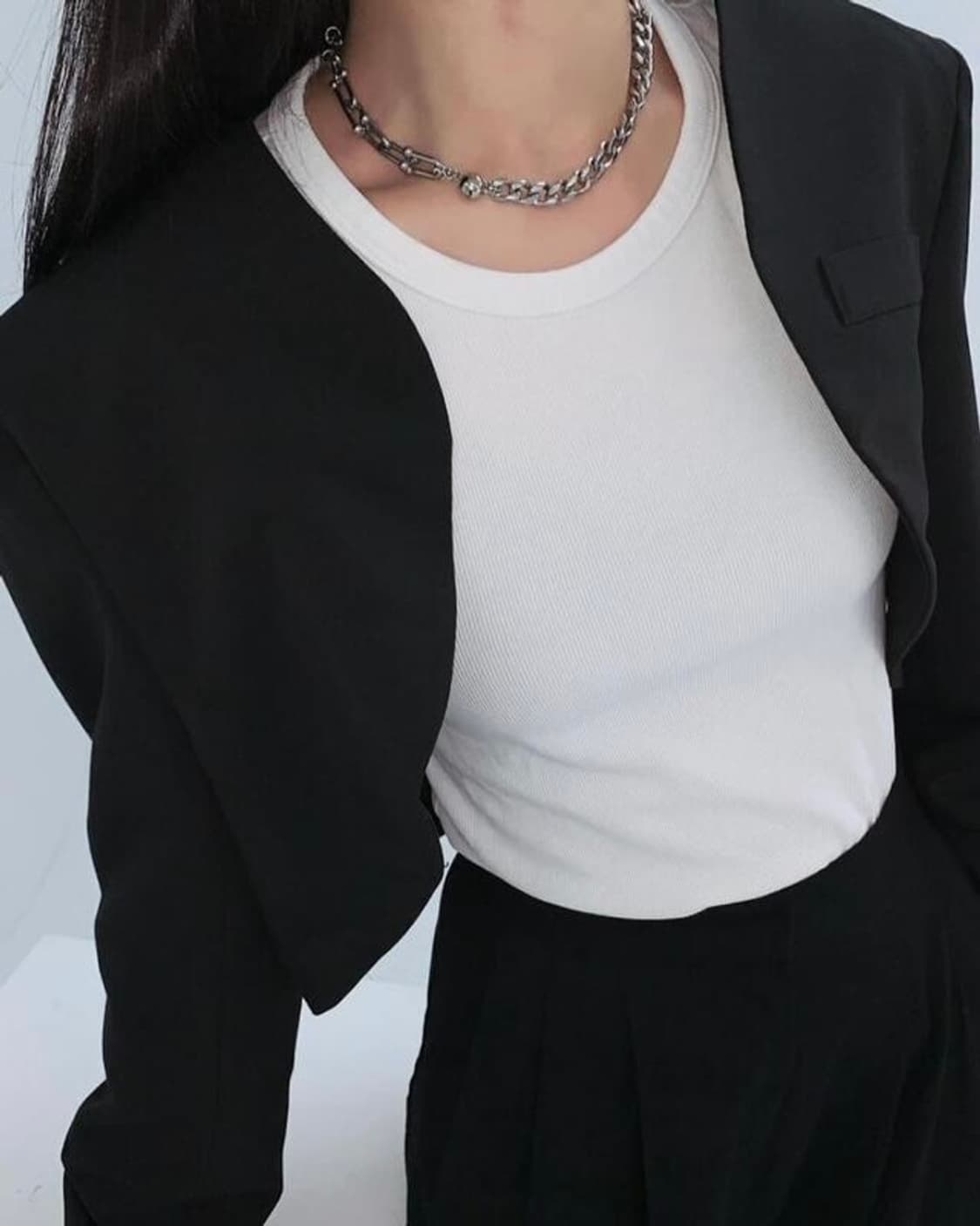 BALL PIERCING CHAIN NECKLACE 상품이미지5