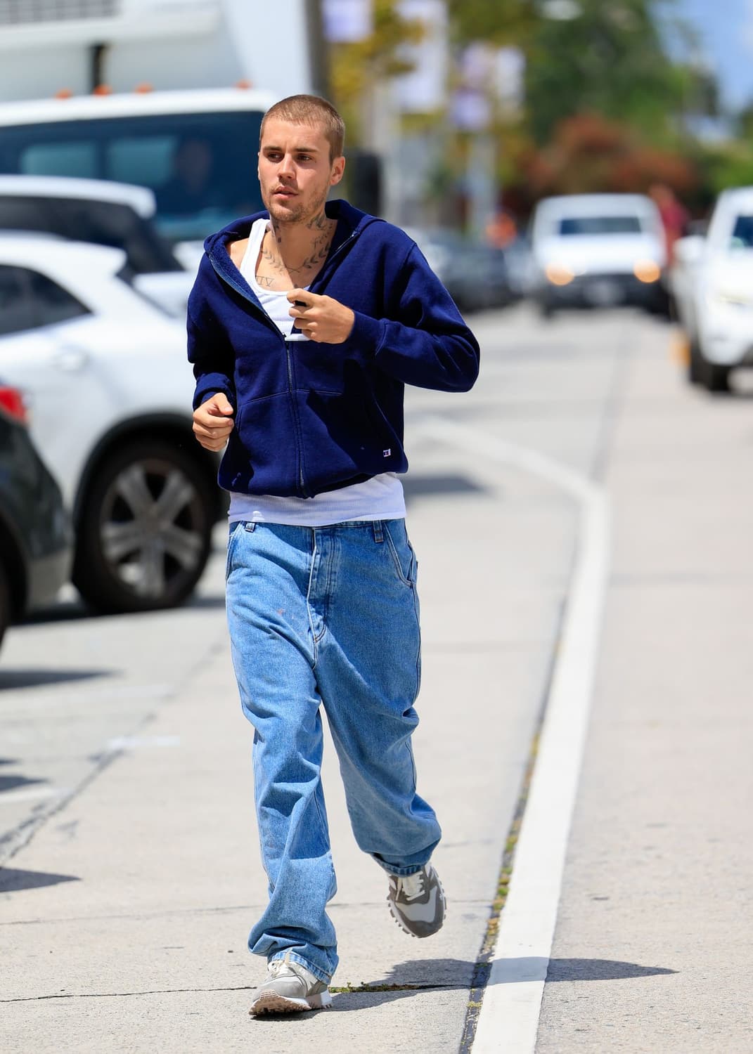 아미 알렉스 핏 alex fit 진 블리치드 블루 32 상품이미지2