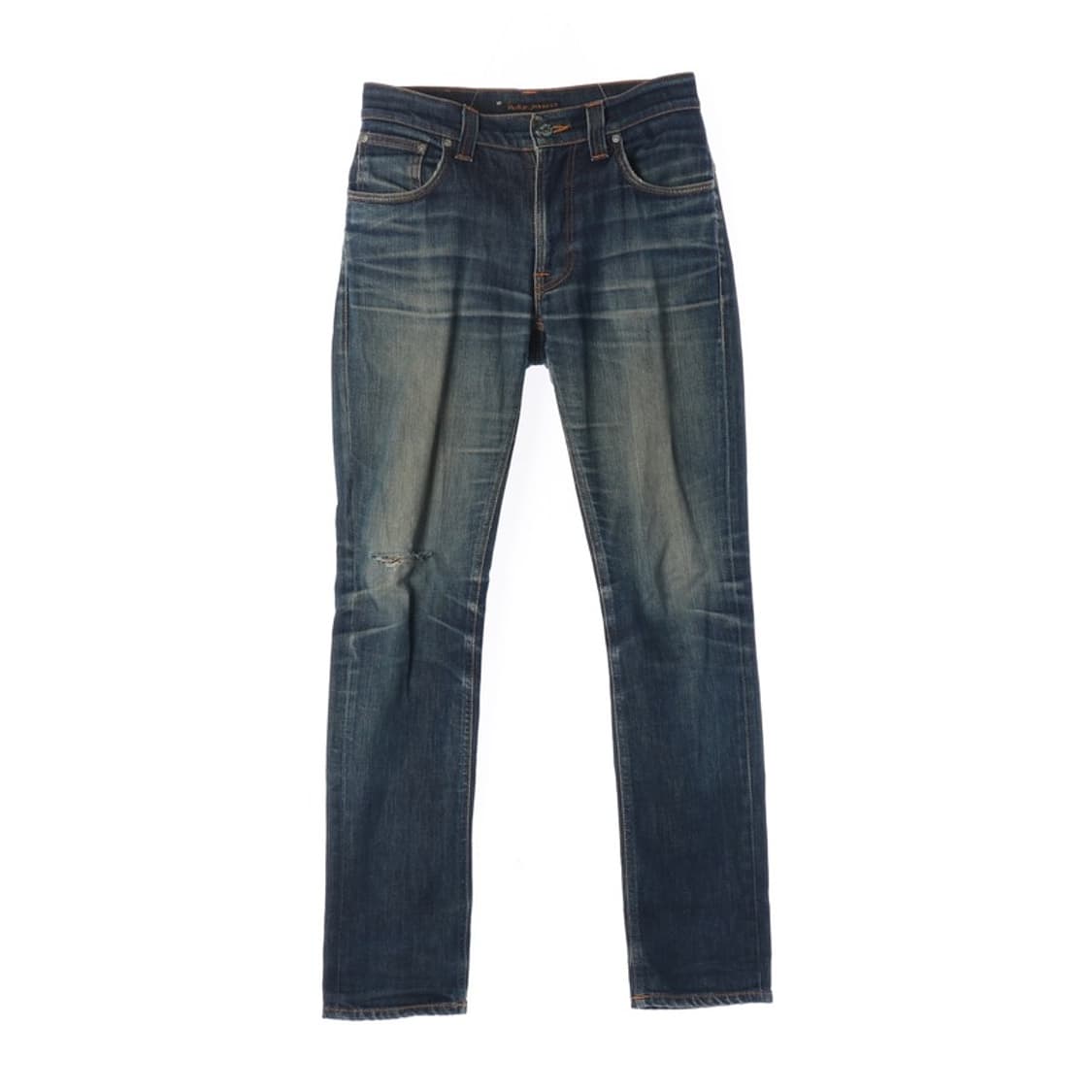 누디진 이태리판 슬림핏 워싱 데님 팬츠 상품이미지1