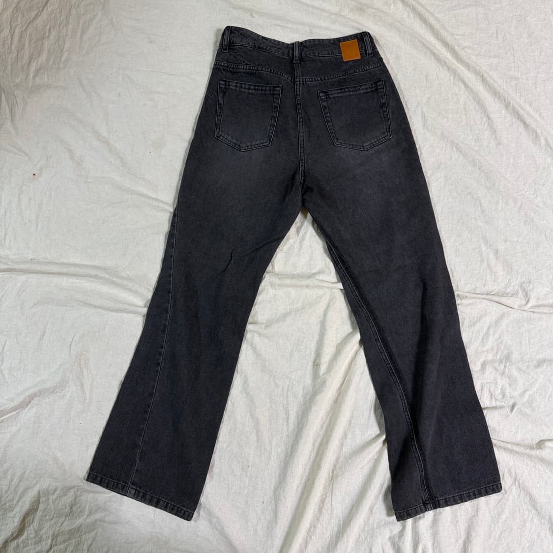 시스템 데님 와이드팬츠  상품이미지2