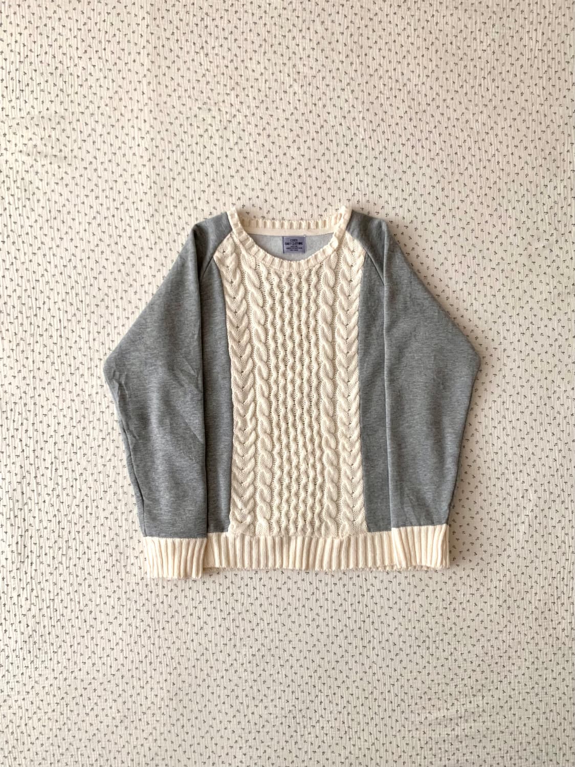 coen 니트 패치 맨투맨 상품이미지1