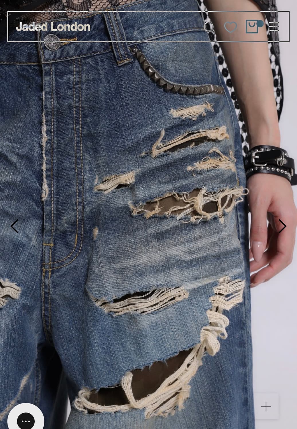 제이디드런던 데님 32사이즈 새상품 상품이미지4