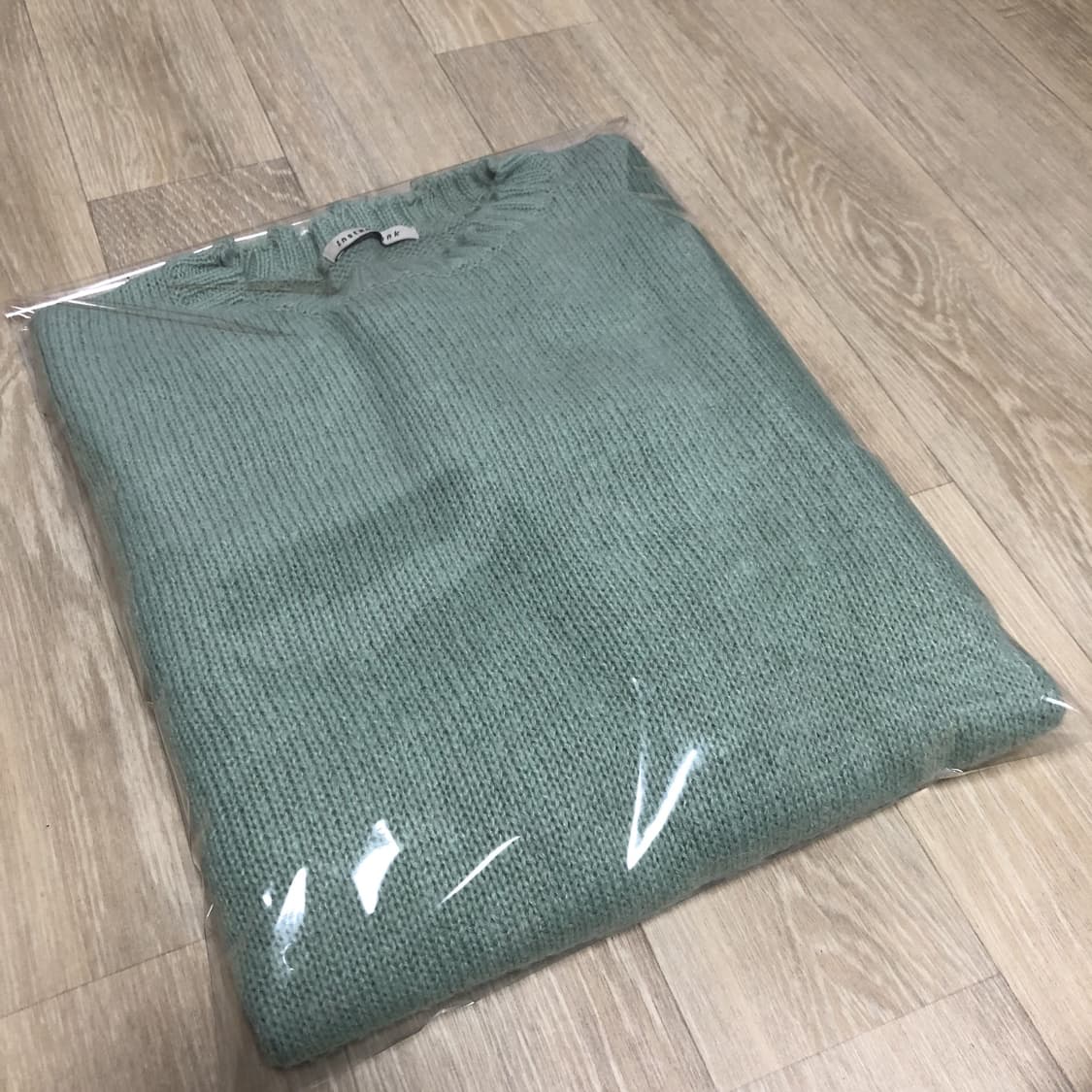 (105-110) 인스턴트펑크 오버사이즈 모헤어 크루넥 니트 민트 상품이미지10