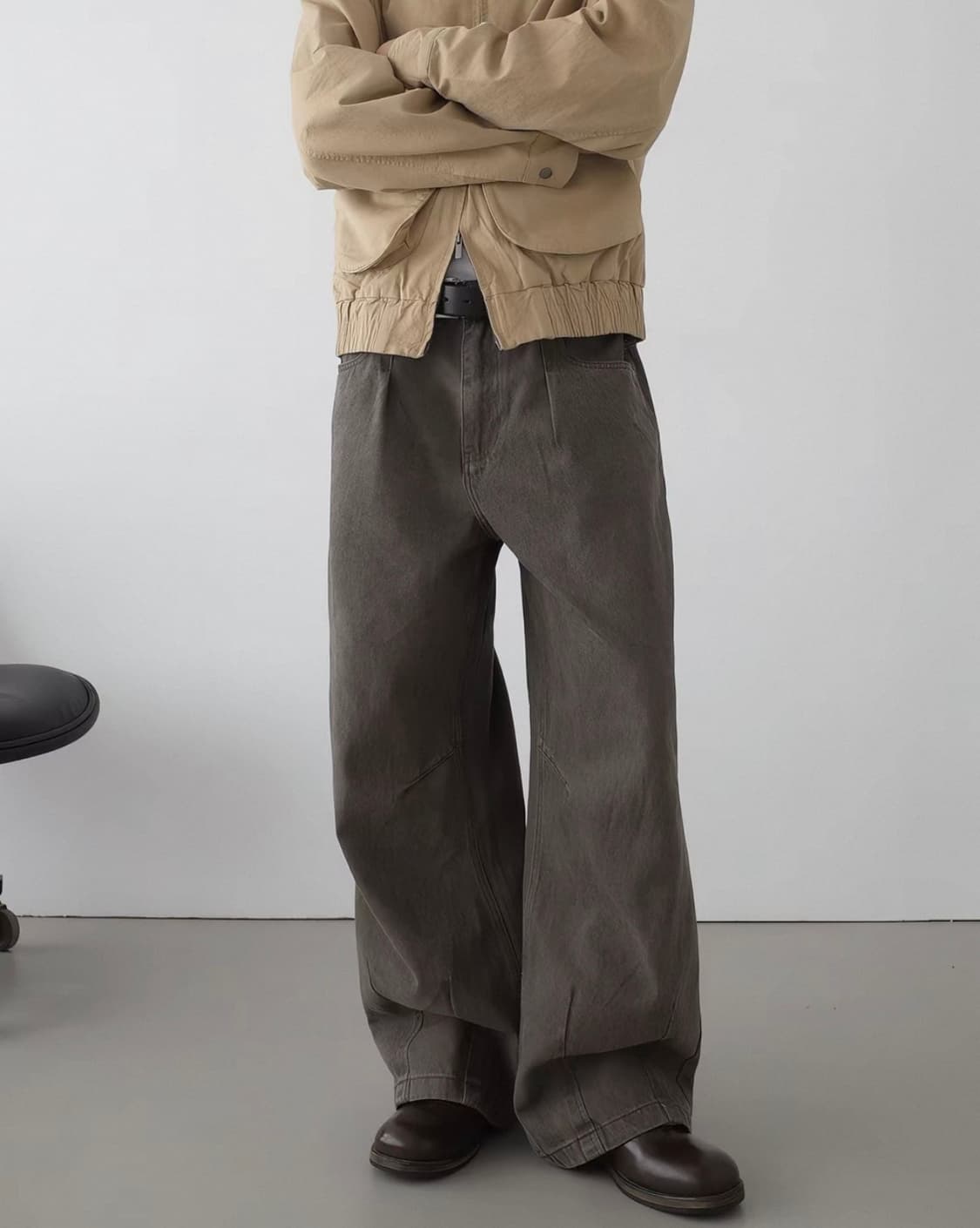 INKNOTS 브라운 코튼 팬츠 치노팬츠  상품이미지1