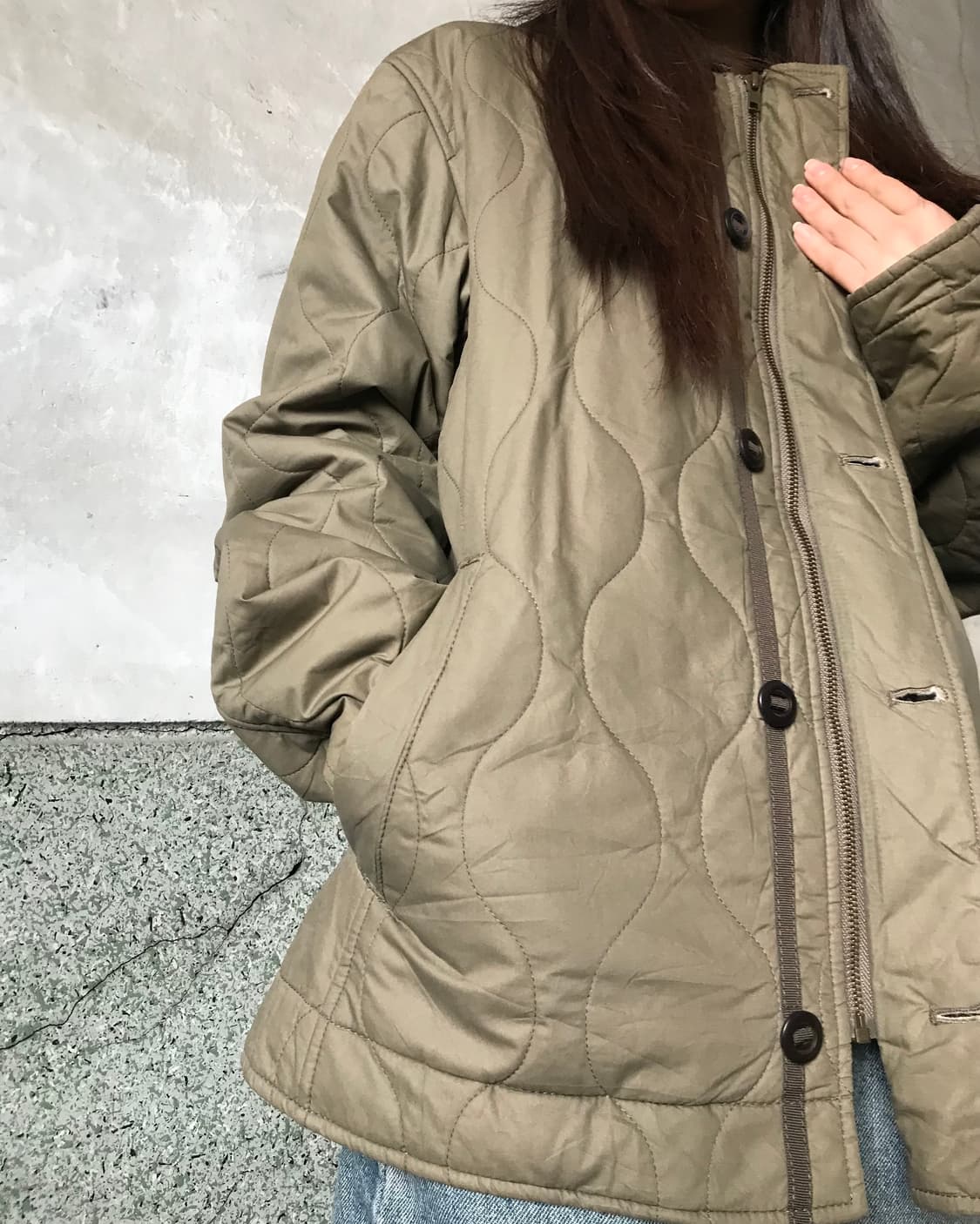 코지 한스푼 카키 재킷  상품이미지7