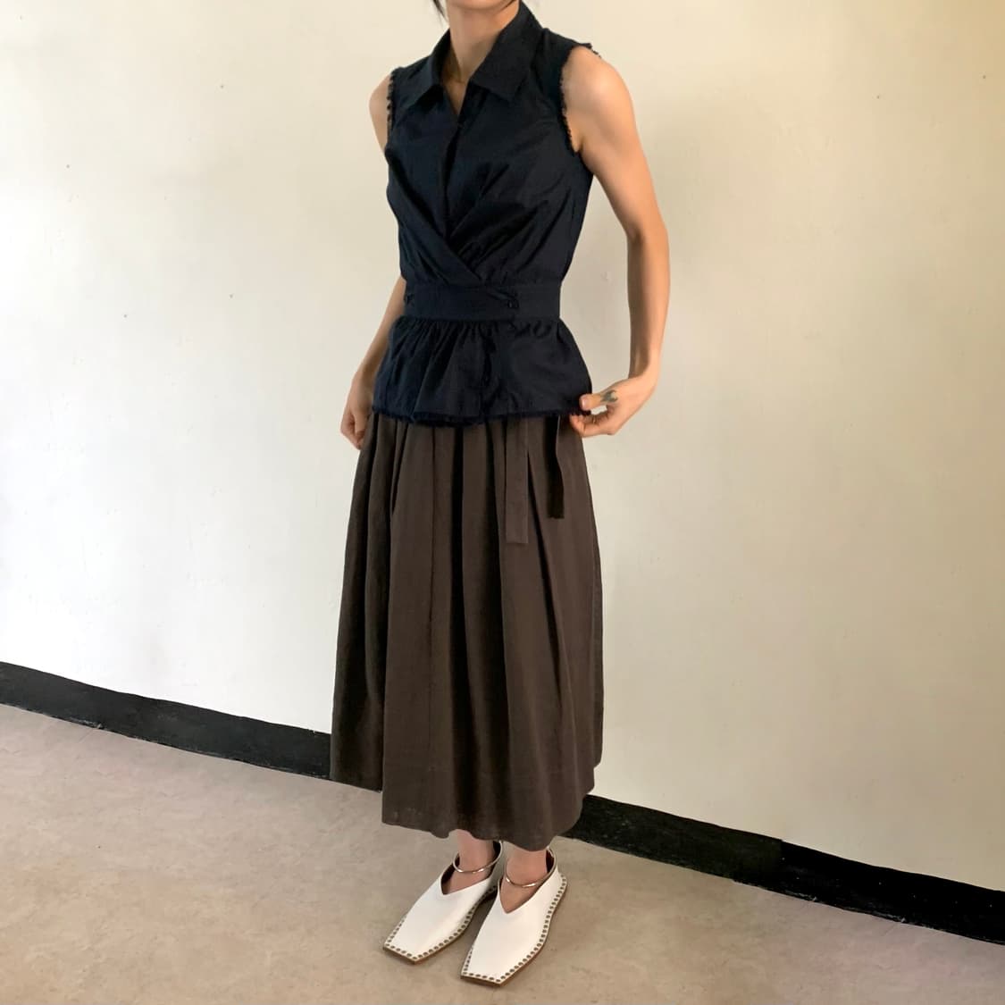Jilsander wrap skirt 상품이미지7