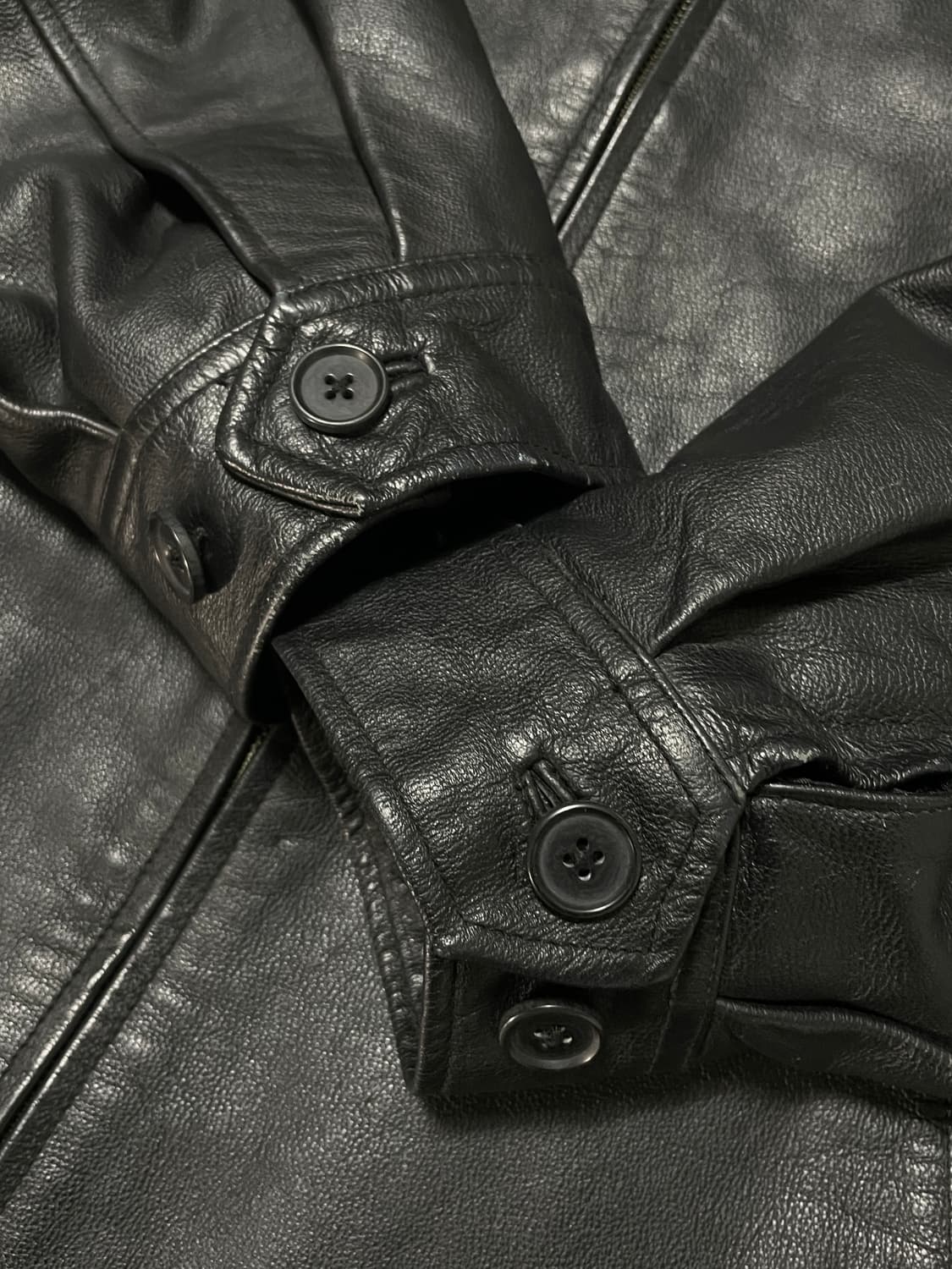 90s Old GAP Leather Jacket 상품이미지8