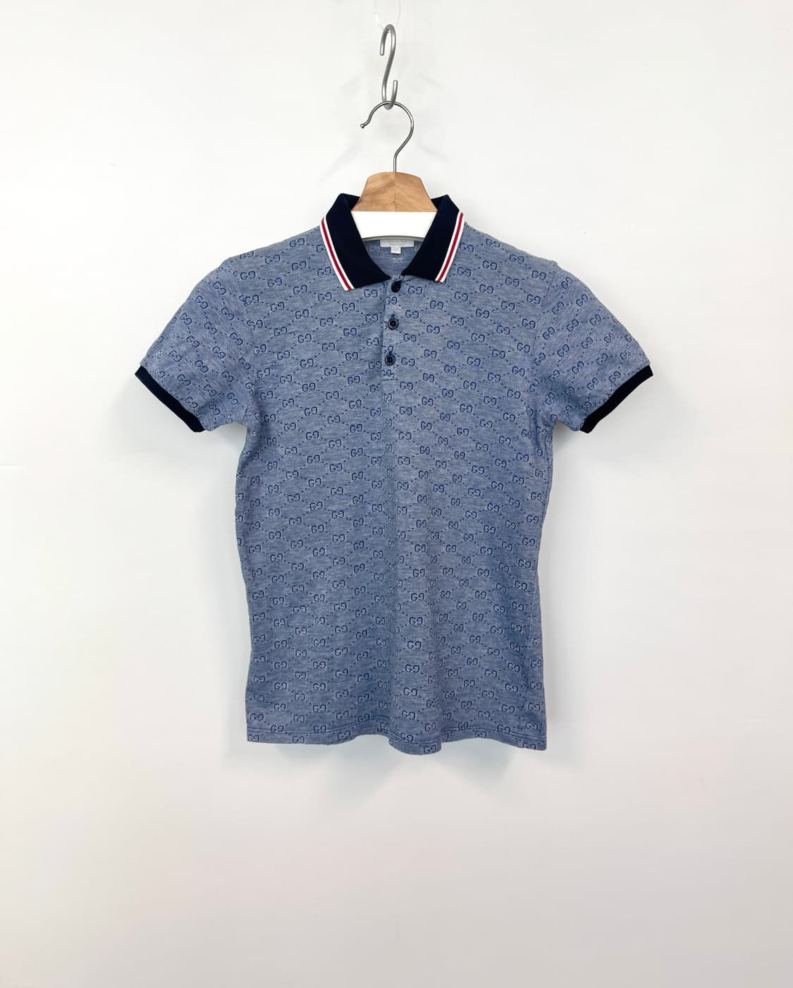 GUCCI 구찌 GG모노그램 그레이 피케셔츠 120 상품이미지1