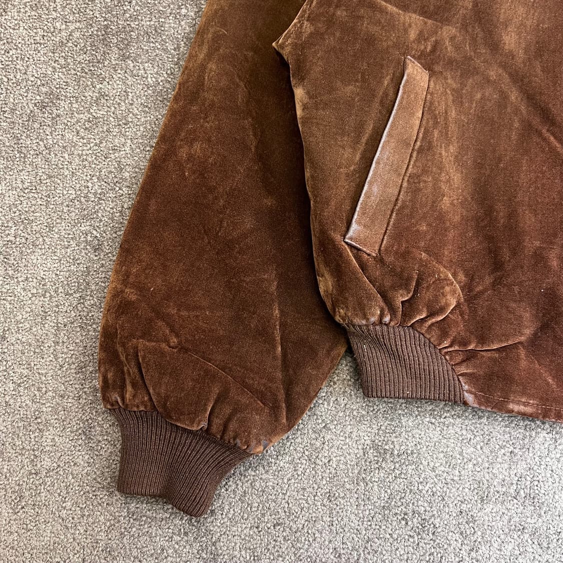 JONADAN CLUB 벨벳 봄버 자켓 상품이미지3