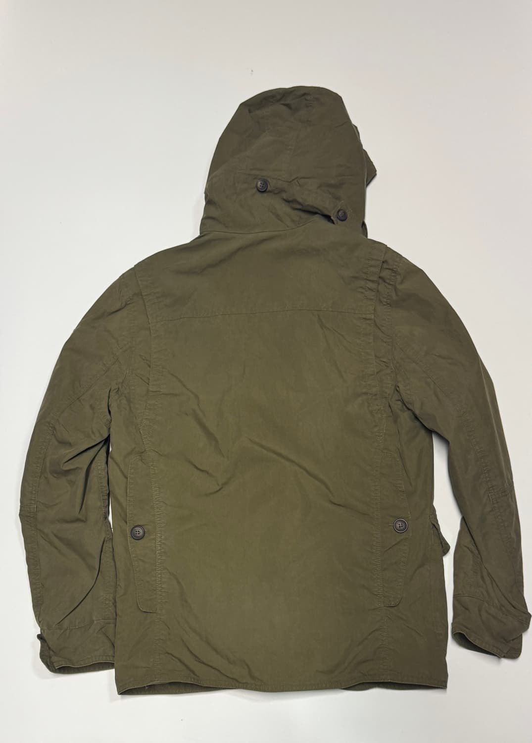 여성 써스데이아일랜드 빈티지 카키 야상 후드 자켓 상품이미지2