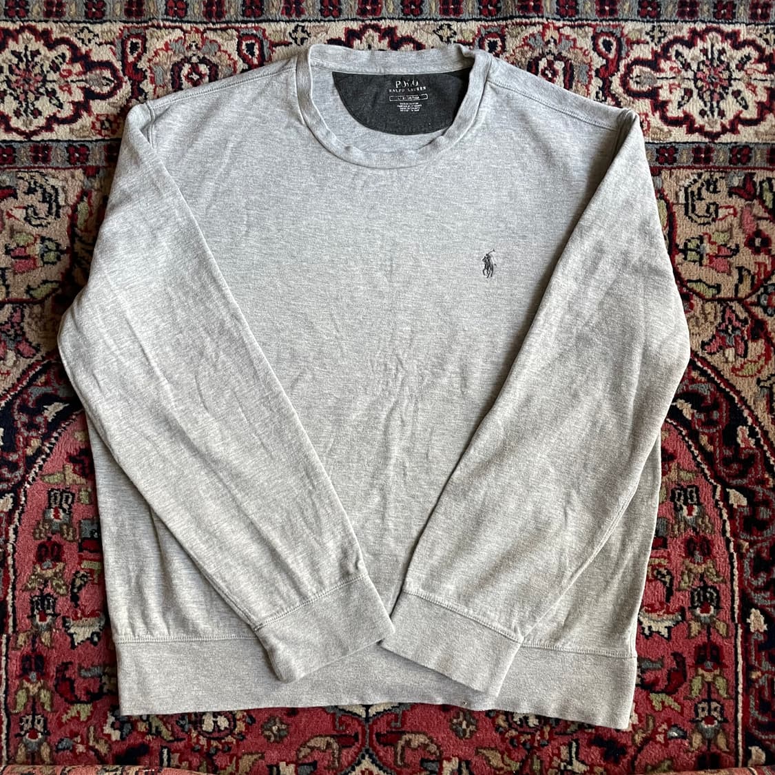폴로 랄프로렌 그레이 크루넥 스웻셔츠 상품이미지2