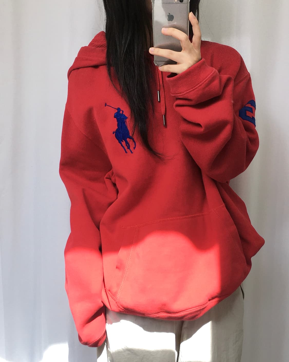 Polo 폴로 빅포니 레드 후드 상품이미지1