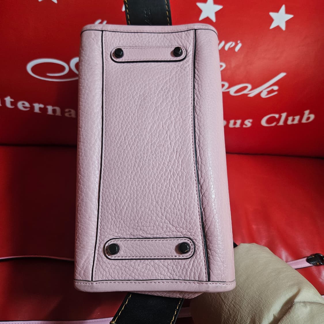 코치(Coach) 로그25 패블레더 위드 컬러블럭 스네이크 토트백 상품이미지5