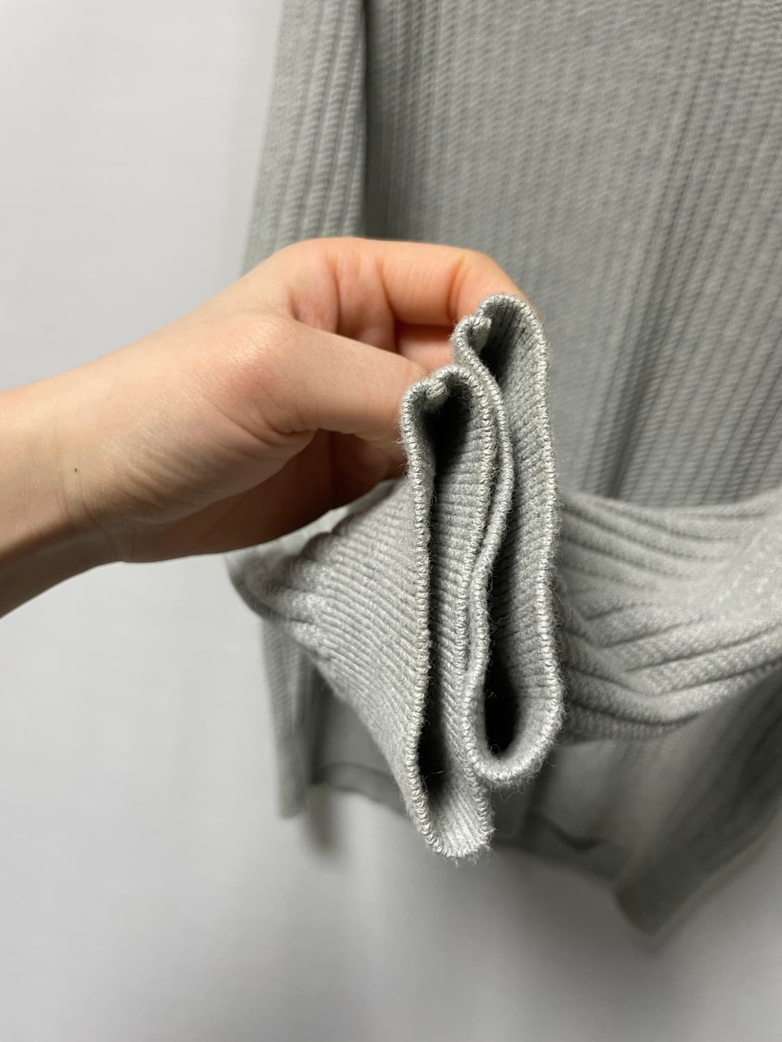 마시모두띠 남성 스웨이드 버클 코튼 캐시미어 니트 M _ 그레이 상품이미지7