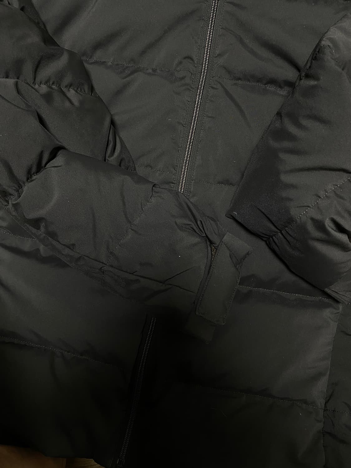 유니클로 심리스 다운 다크 브라운 XL 상품이미지7