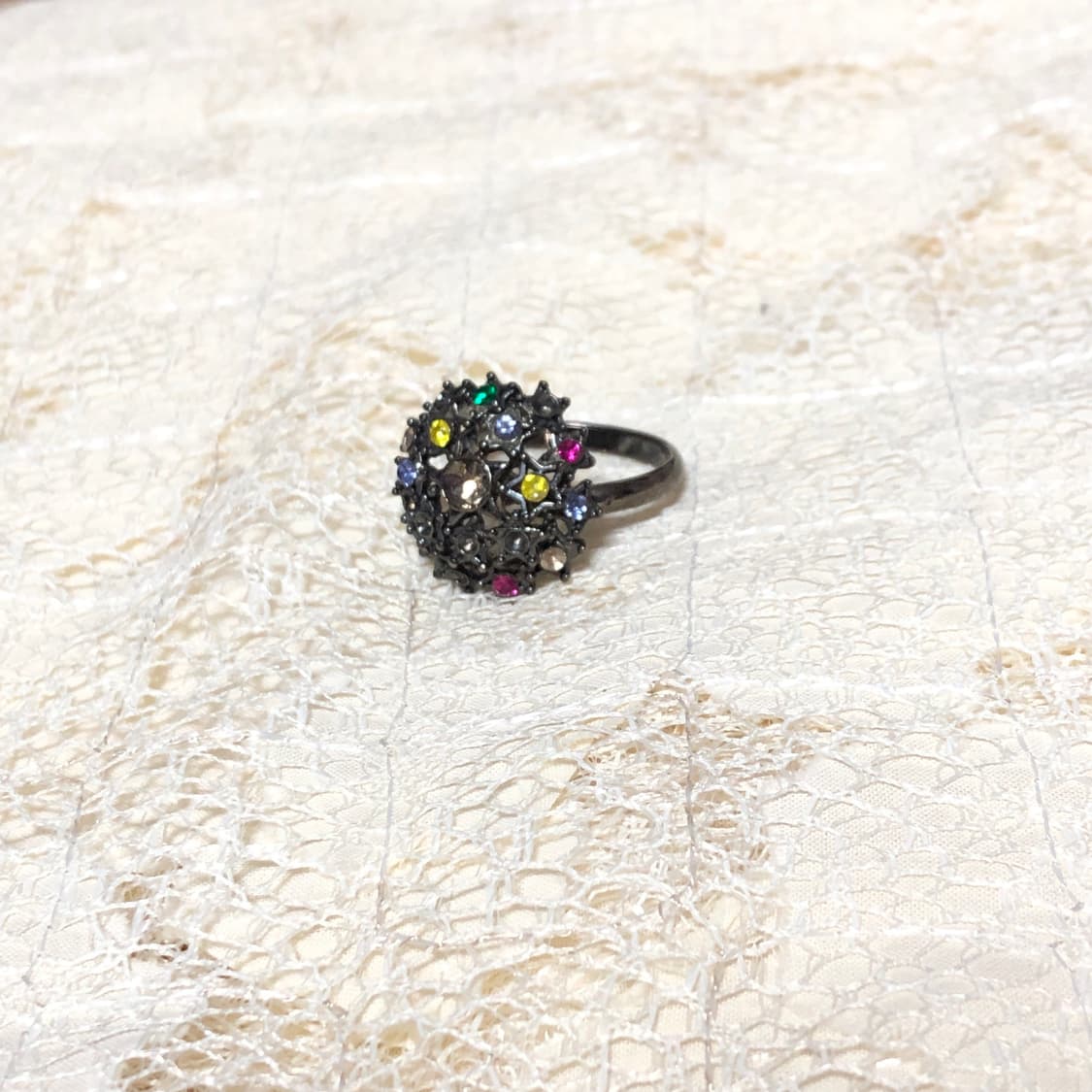 Cubic Star Round Ring 상품이미지1