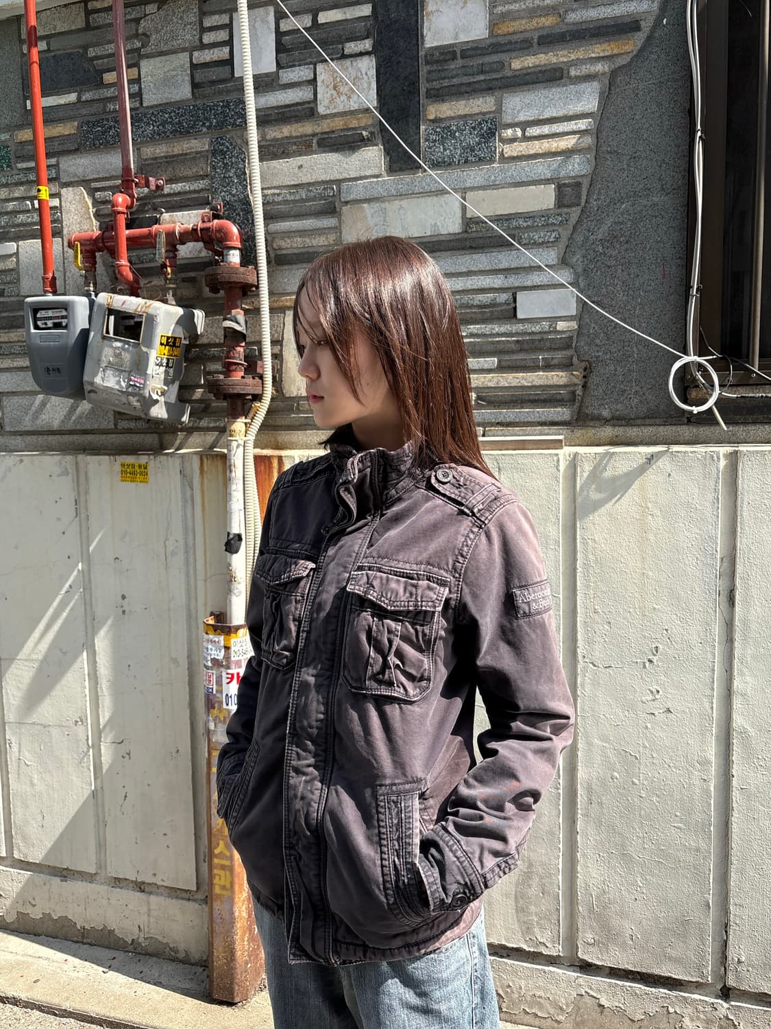 아베크롬비 더스티 워싱 필드 자켓 상품이미지1