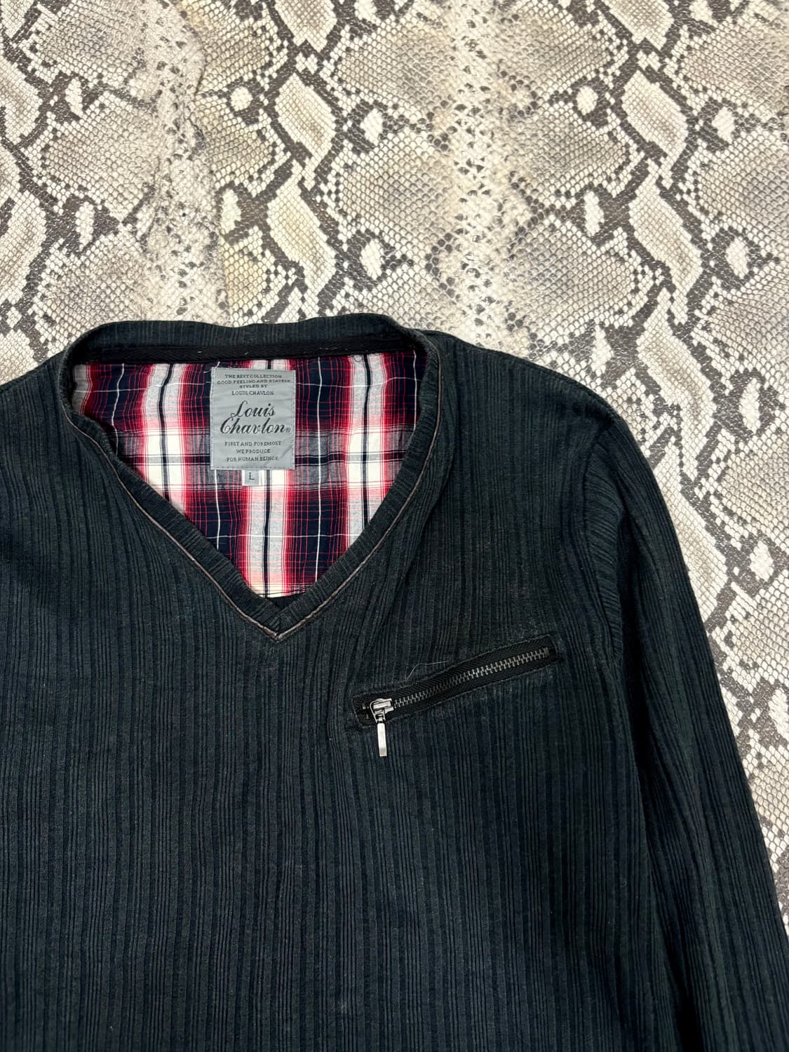 “Vintage” Minimal Mood Zipper Detail Sle 상품이미지3