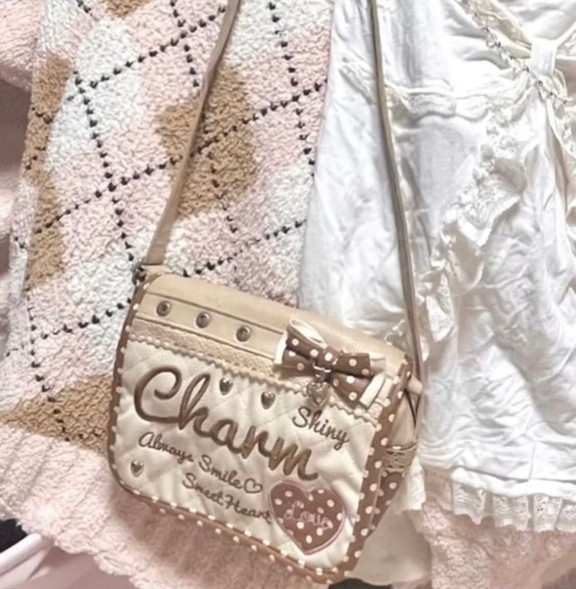 Lizlisa 리즈리사 Charm가방 아베크롬비 일본빈티지 히메갸루 상품이미지2