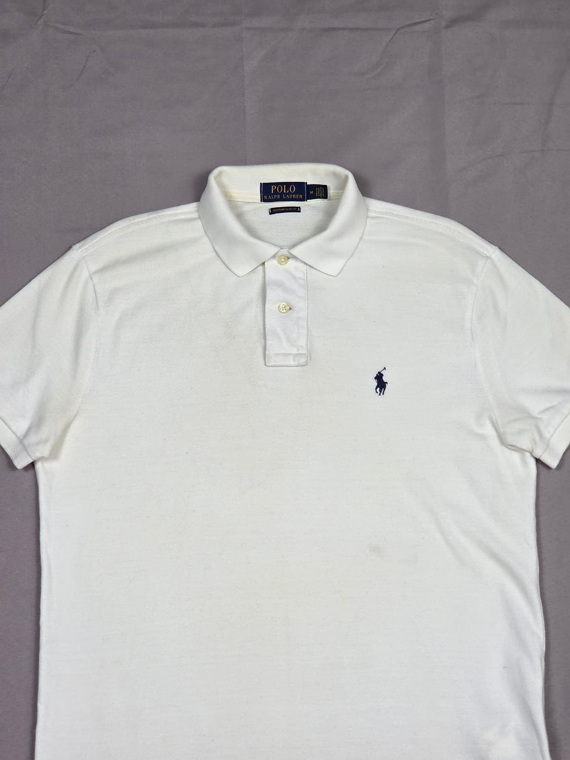 [폴로 랄프로렌] 커스텀 슬림 핏 포니 반팔 카라티 | S00090 상품이미지2