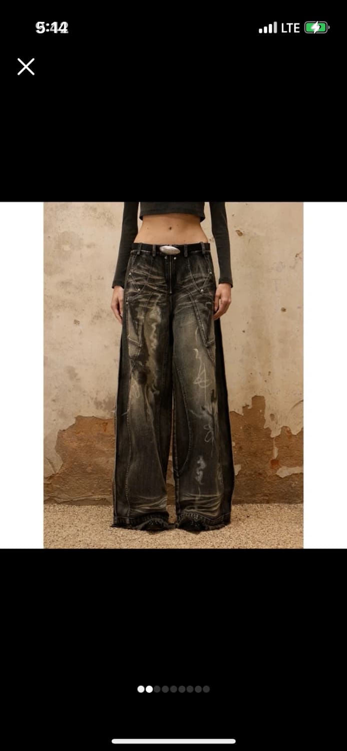 Personsoul 워싱 데님 L 상품이미지1