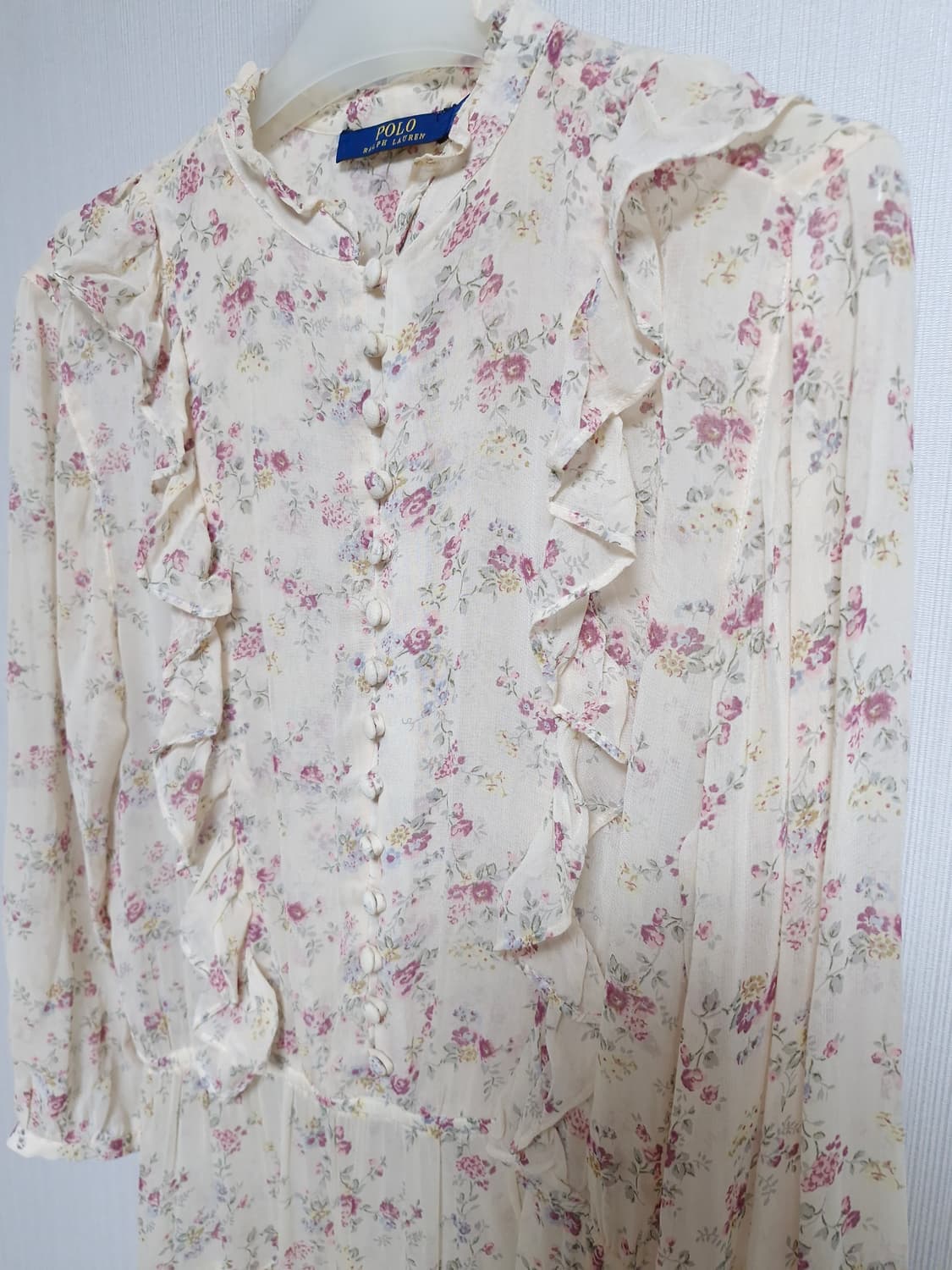 폴로랄프로렌 플로랄 쉬폰 원피스[2] 상품이미지3