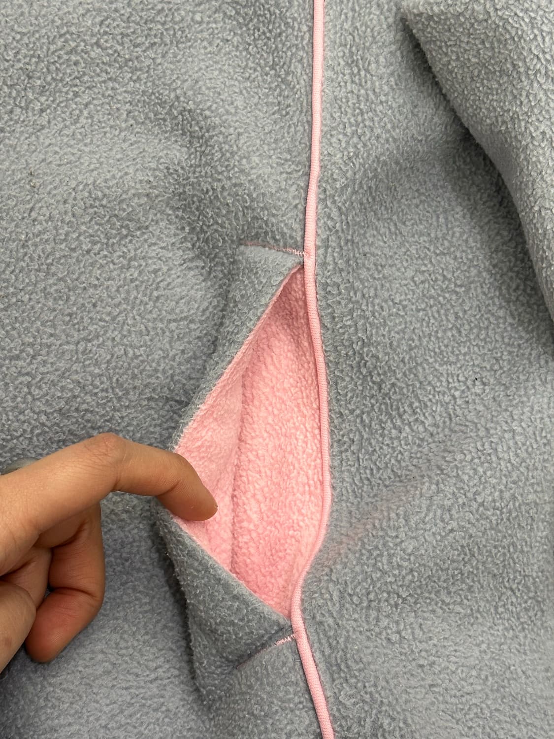 M)Piko 빈티지 배색 플리스 집업 상품이미지4