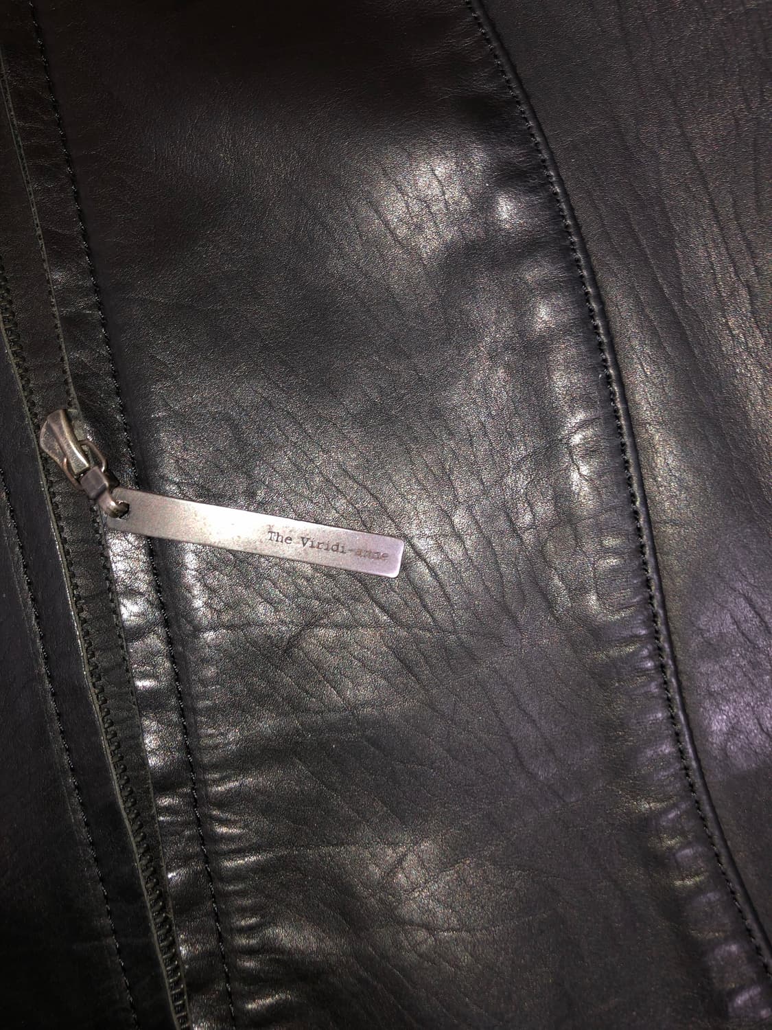 The Viridi-anne Calfskin 가죽자켓 상품이미지3