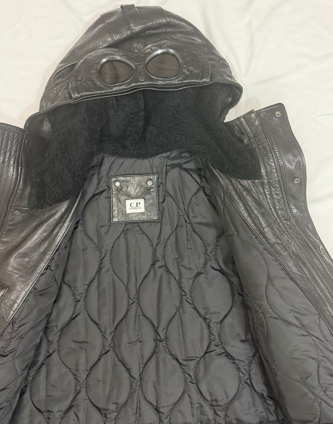 cp컴퍼니 레더코트 가죽코트 상품이미지7