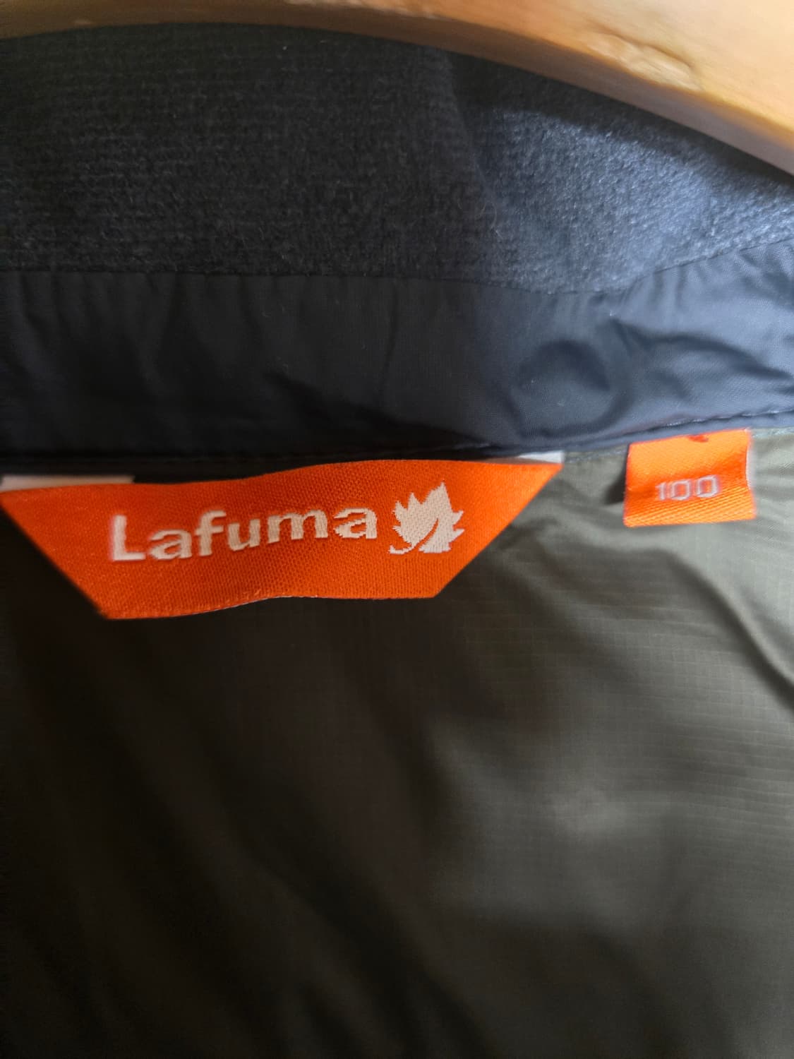 라푸마 블랙 구스 패딩 점퍼 후드 탈부착 가능100 상품이미지7