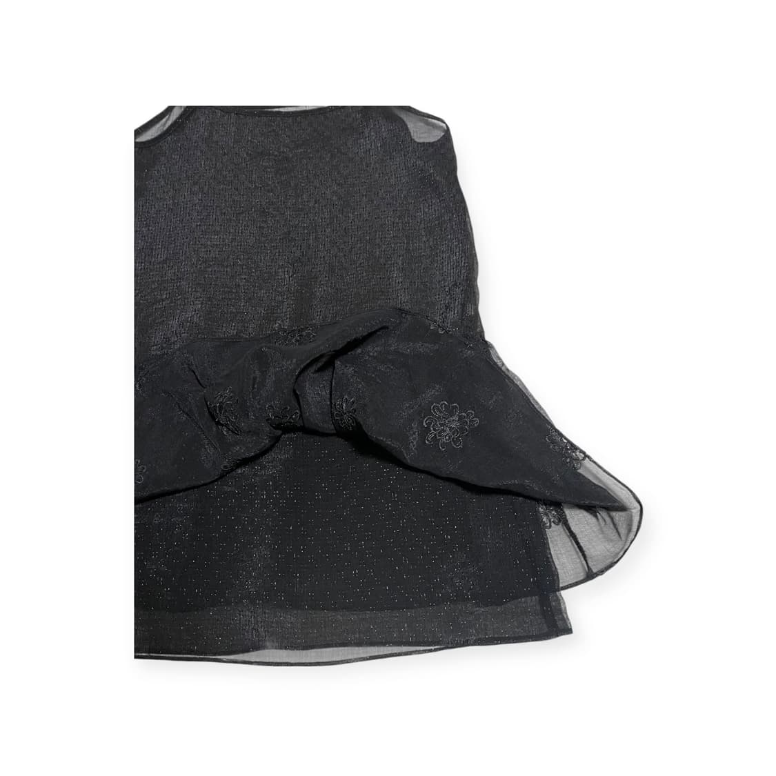 플라워 시스루 레이어드 원피스 상품이미지3