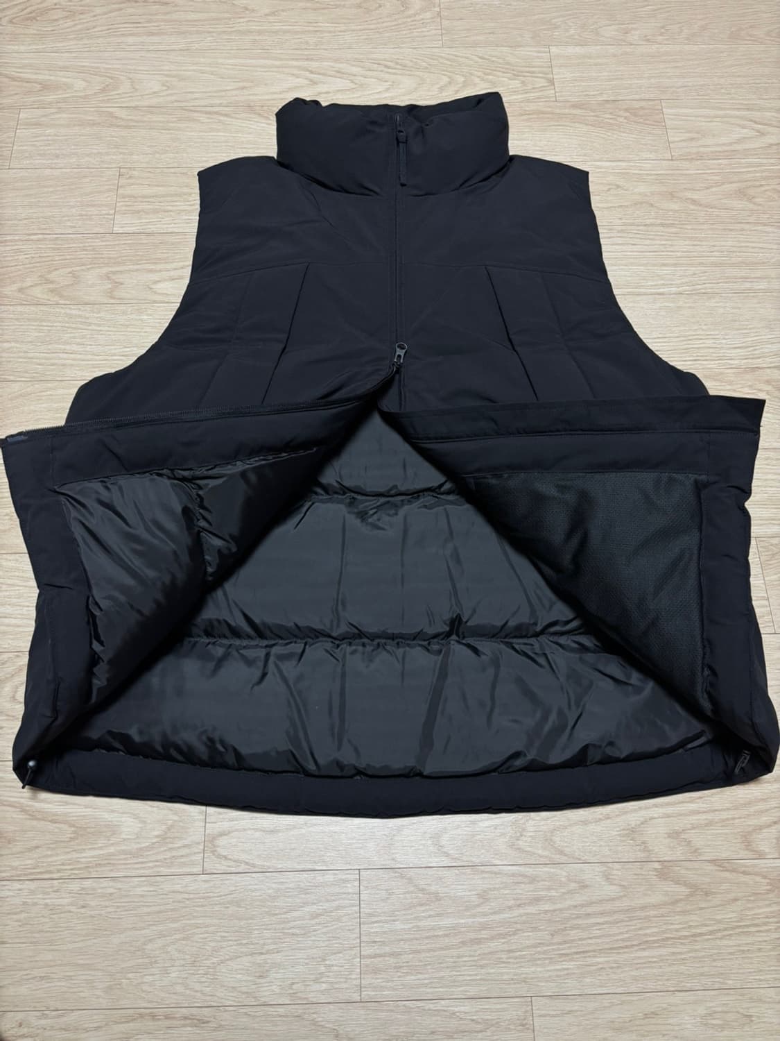 GU 히트 패딩 베스트 블랙 XL 상품이미지2