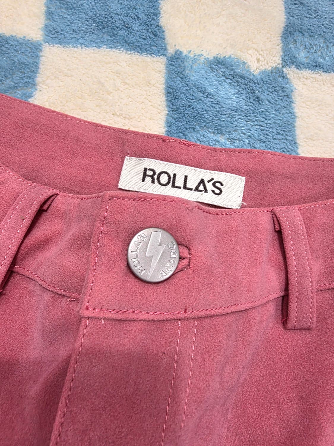 ROLLA'S AC/DC 스웨이드 타이 쇼츠 상품이미지5