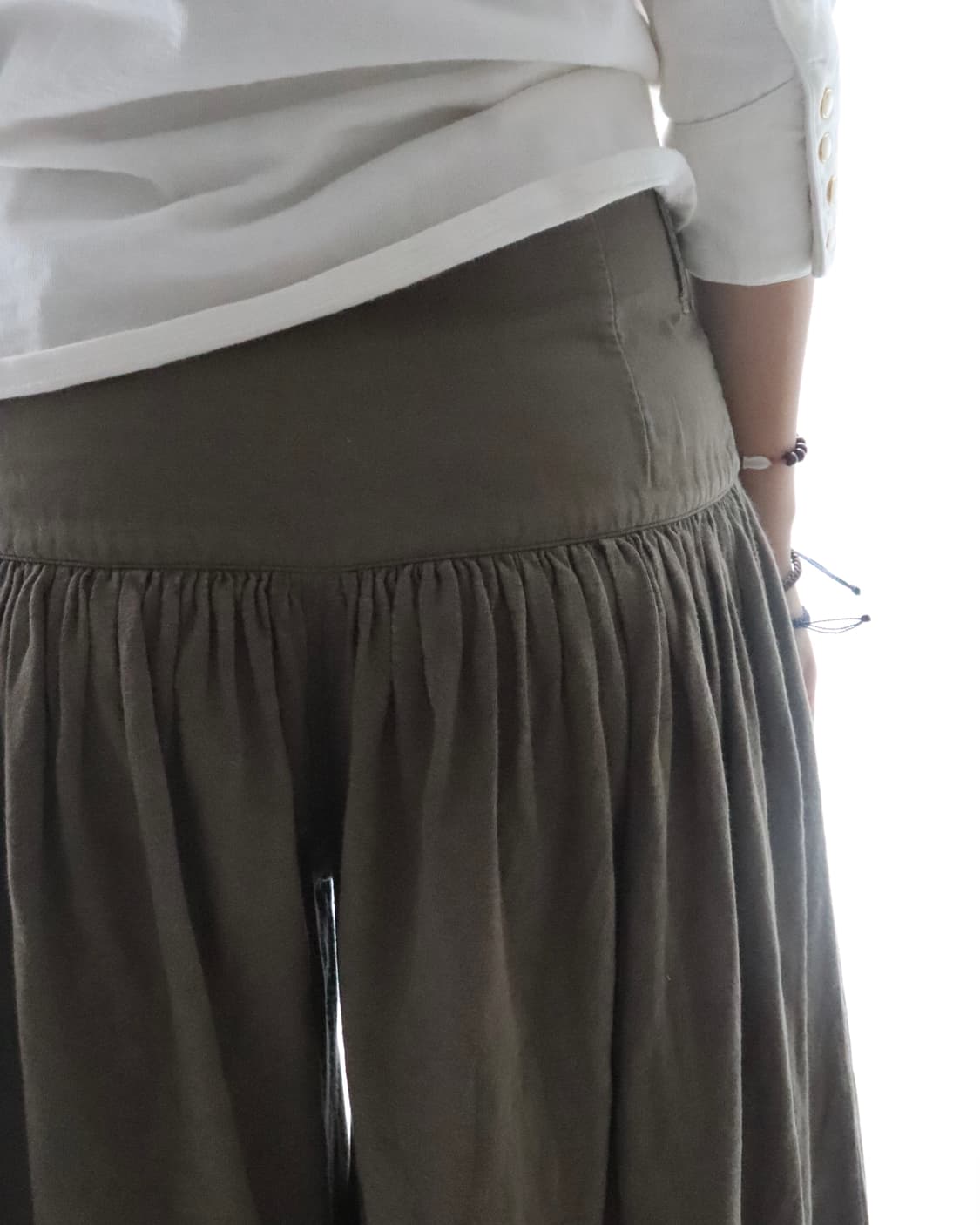 [Kapital] Khaki Brown Culottes Pants 상품이미지4