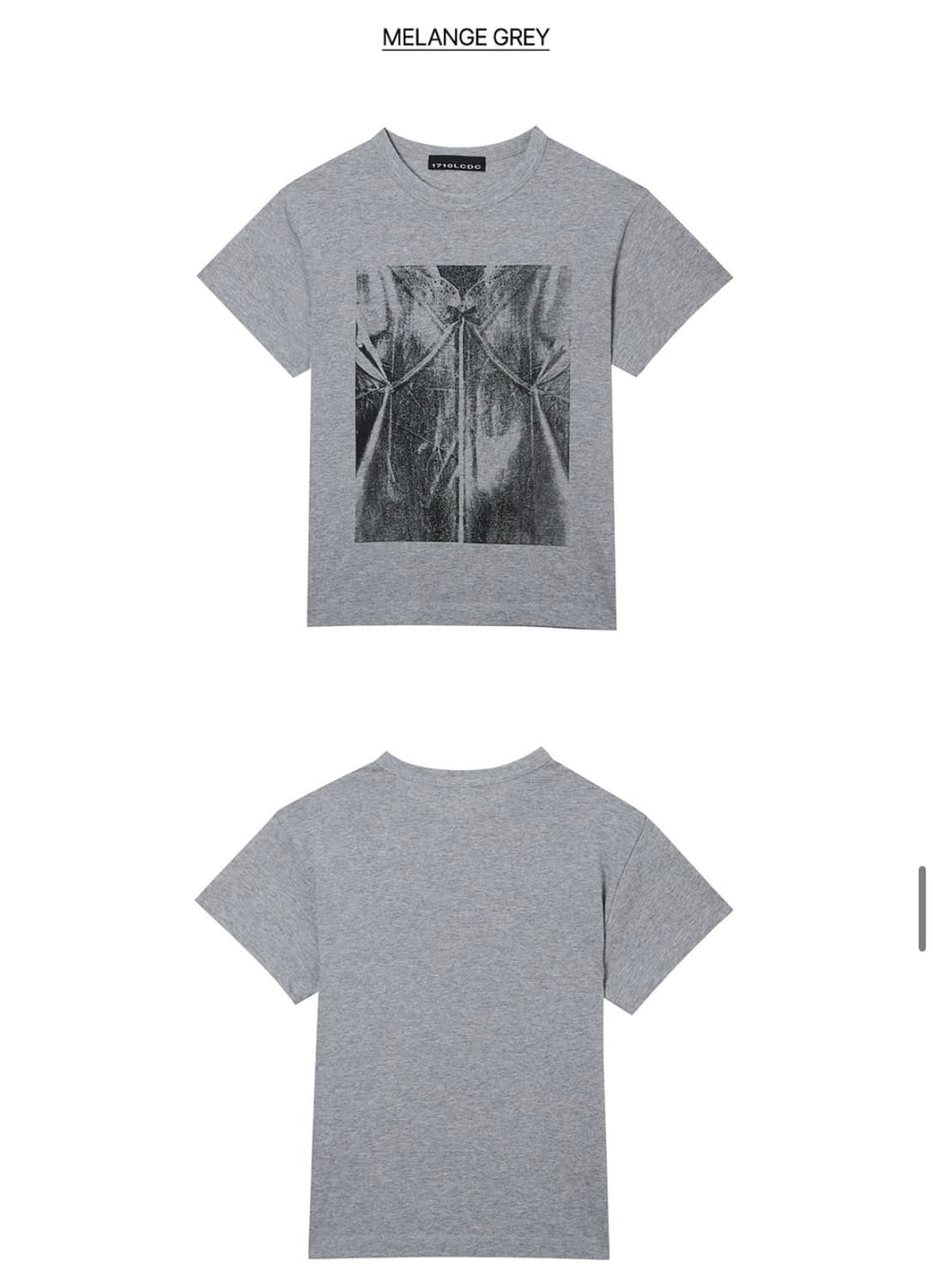 lcdc 프린팅 그레이 반팔 상품이미지3