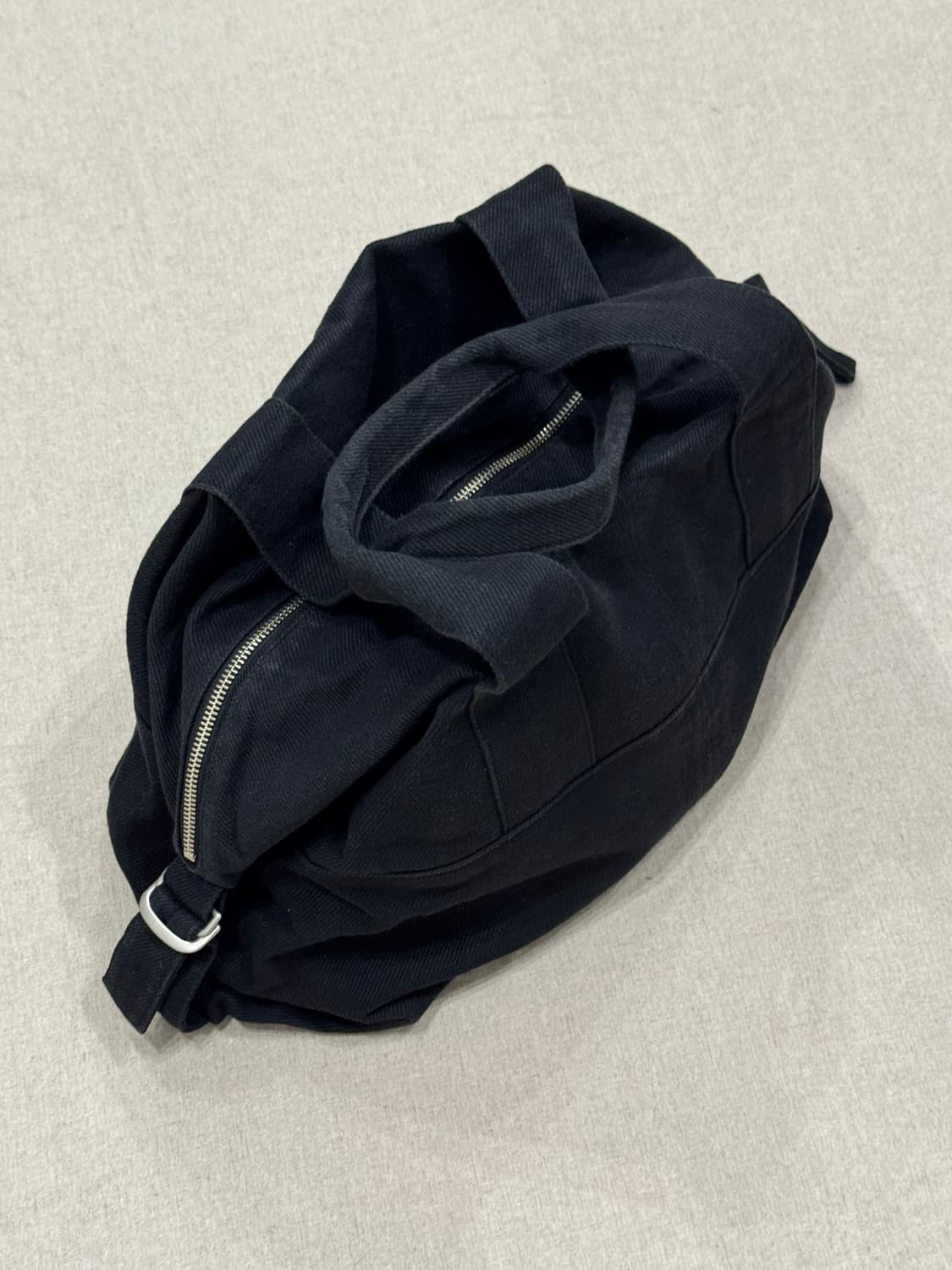 요지야마모토 코튼 지퍼 유틸리티 볼링 백 상품이미지4