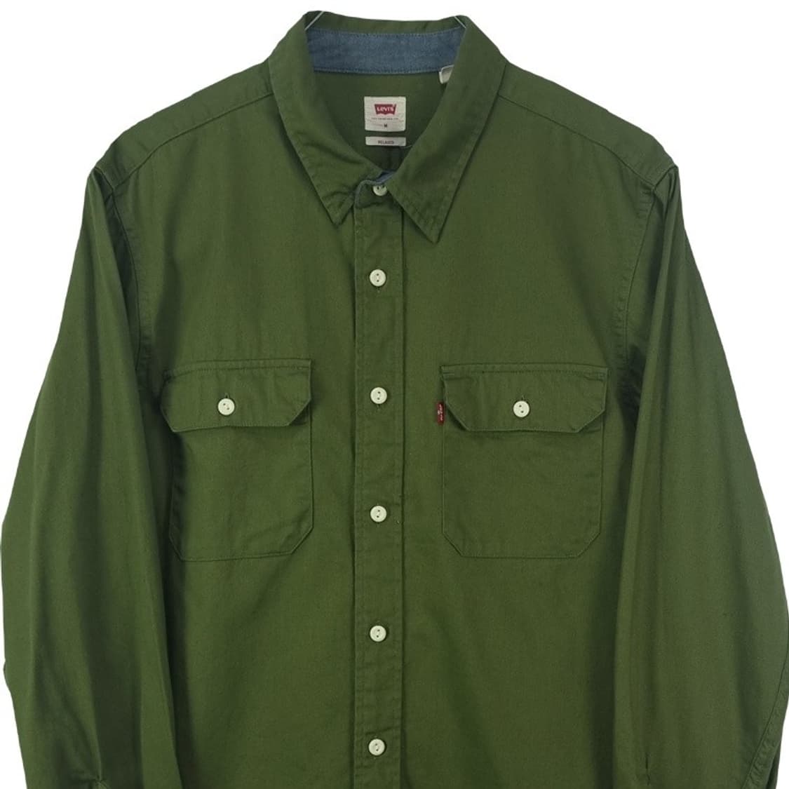 [리바이스] 투포켓 코튼 셔츠 올리브 M18801 상품이미지4