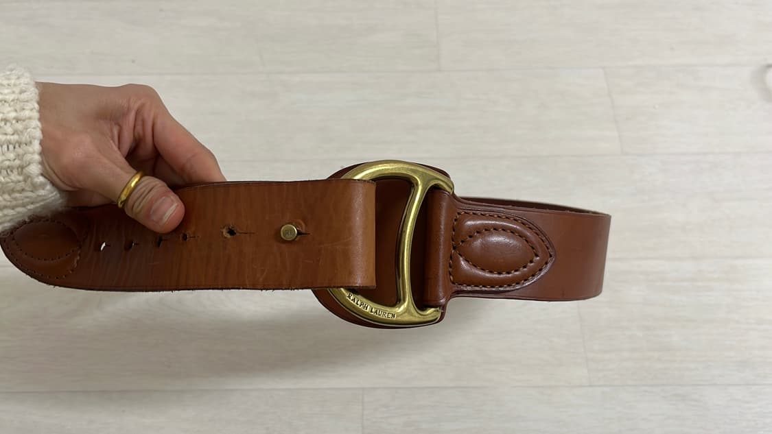 폴로랄프로렌 통가죽벨트 정품 상품이미지4