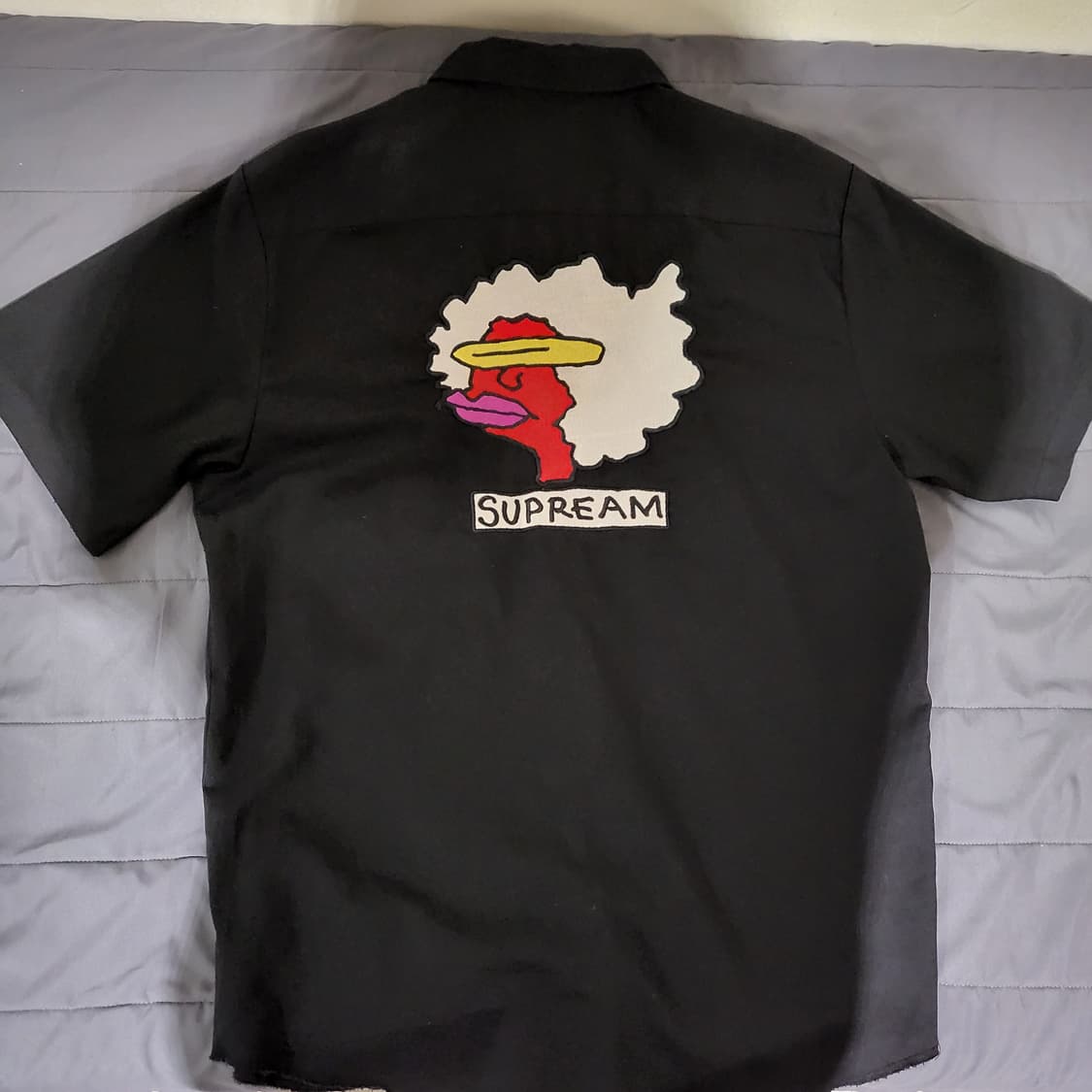 슈프림 곤즈 램 워크셔츠 블랙 L 상품이미지4