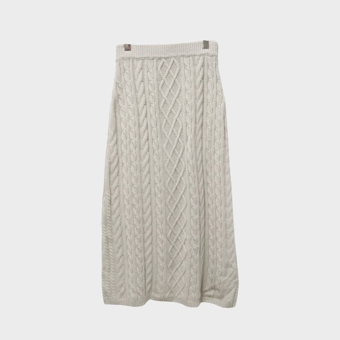 TITIVATE 꽈배기 니트 롱 스커트 62309 상품이미지2