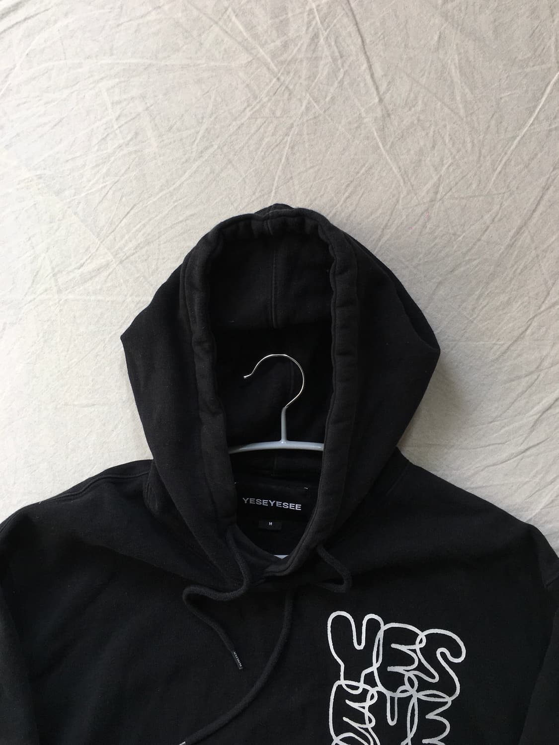 예스아이씨 빅프린팅 로고 후드티 상품이미지4