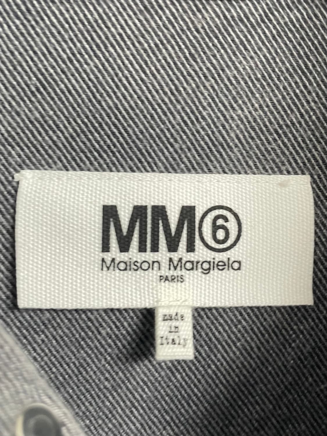 MM6 우먼스 그레이 롱 데님 셔츠 (on.613)   상품이미지8